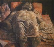 Andrea Mantegna klagan over den dode kristus oil painting